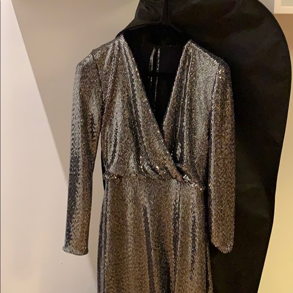 Metalic Pronovias Party gown - Picture 2 of 7